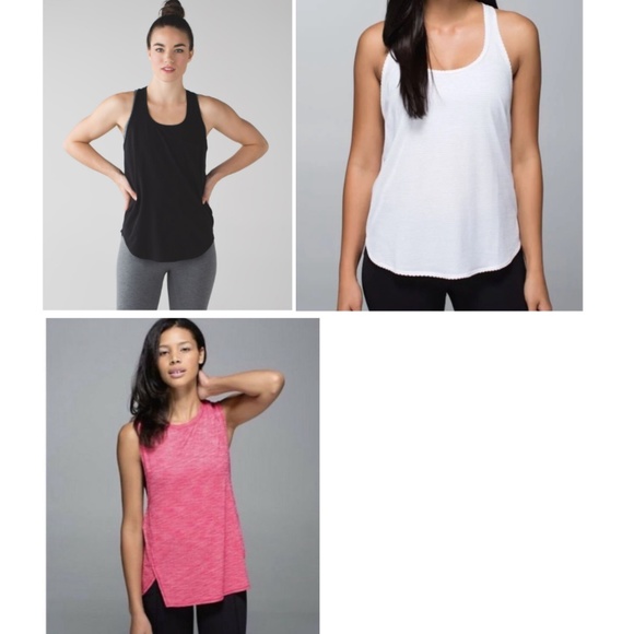 3 LULULEMON TANK TOPS BUNDLE - Picture 1 of 10